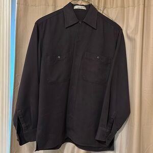 Equilibrio ultra suede button down. Like new. Size small